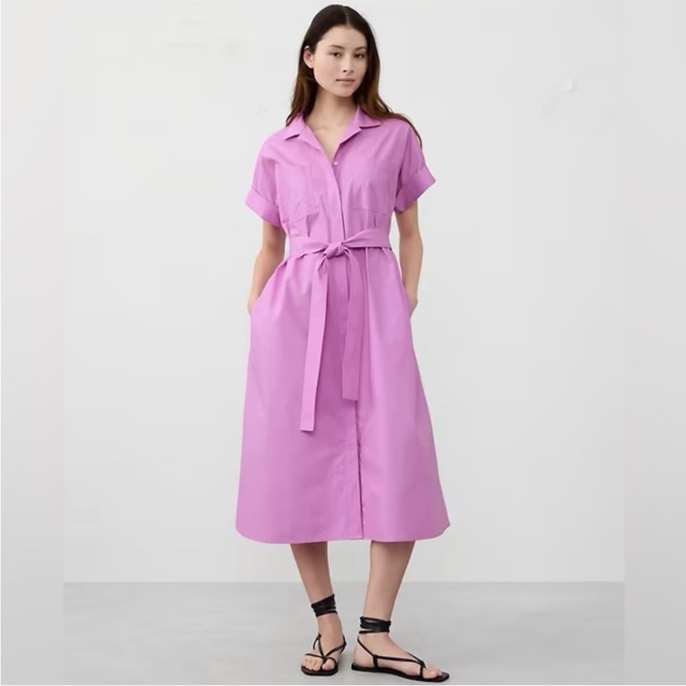 Banana Republic Pink Shirt Dress